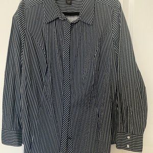 Lane Bryant Women’s Long Sleeved Striped Shirt